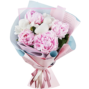 Delicate peonies with delivery Magnitogorsk