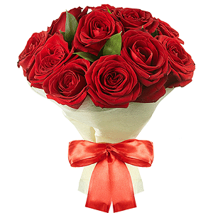 Bouquet of red roses with delivery Magnitogorsk