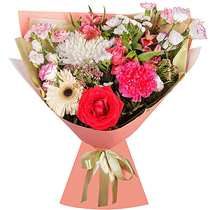 Bouquet in bright colors with delivery Magnitogorsk