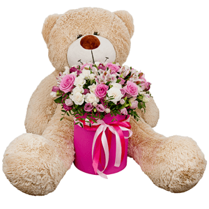 Flower fairy with teddy bear with delivery Magnitogorsk