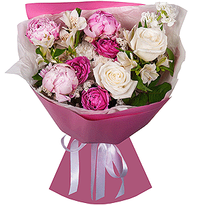Peony Embrace with delivery Magnitogorsk