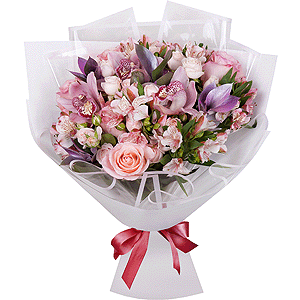 Lady of the Flowers with delivery Magnitogorsk
