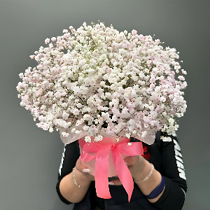 White Cloud Arrangement with Baby's Breath with delivery Magnitogorsk