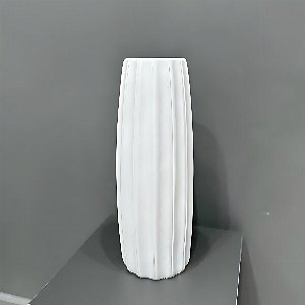 Vase "White Reef" with pattern
