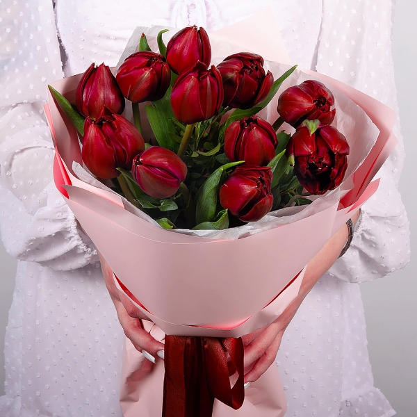 Red tulip - 15, Pistachio, Wrapping Paper